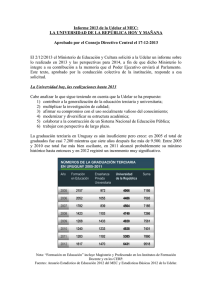 Informe Udelar 2013 (.pdf) - Aprobado por el Consejo Directivo Central el 17-12-2013