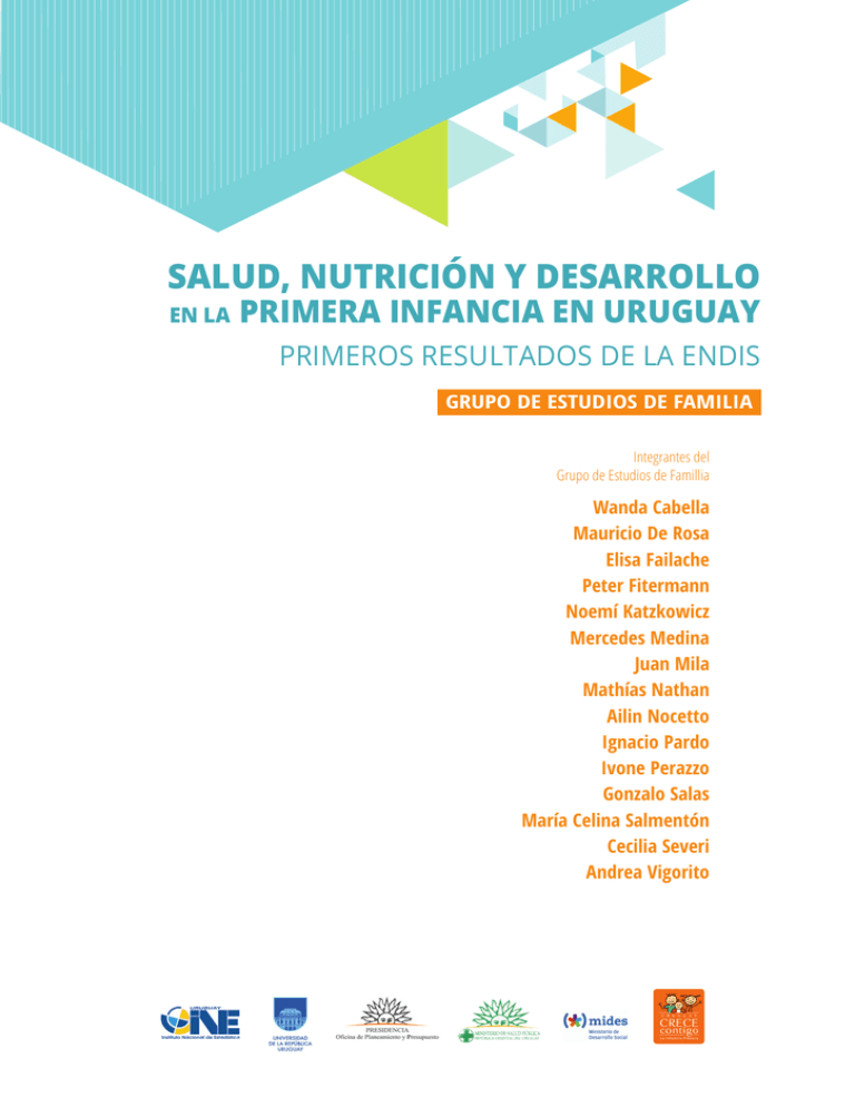 Encuesta De Nutrici N, Desarrollo Infantil Y Salud. ENDIS