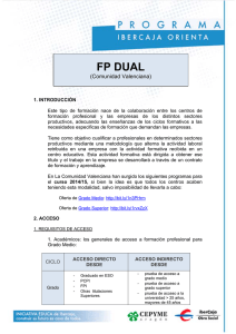 FP Dual en C. Valenciana