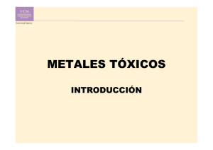 7. metales tóxicos