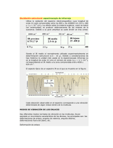 4. tutorial espectroscopía. Espectroscopía Infrarroja
