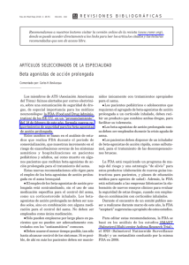 Pag. 49 - Beta agonistas de acci n prolongada; Calidad de vida disminuida despu s de la neumonectom a. Quien est en riesgo?