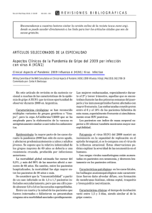 Pag. 84 - Aspectos Cl nicos de la Pandemia de Gripe del 2009 por infecci n con virus A (H1N1);