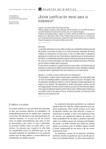 ¿Existe justificación moral para la eutanasia? 202