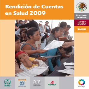 RENDICIÓN DE CUENTAS EN SALUD 2009