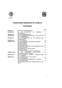 Anexo 2 Condiciones Generales de Trabajo