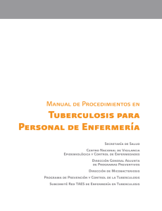 Manual de Procedimientos en Tuberculosis para personal de Enfermería SS. México