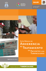 Gu a B sica de Adherencia al Tratamiento en Pacientes con Tuberculosis