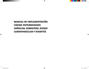 Manual de implementación UNEME EC sobrepeso, riesgo cardiovascular y diabetes