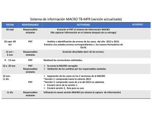 Sistema de Información MACRO-TB-MFR