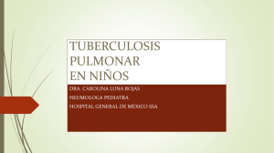 Tuberculosis pulmonar en niños