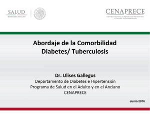 Abordaje de la comorbilidad Diabetes/Tuberculosis