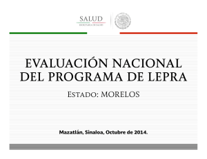Evaluación Nacional del Programa de Lepra Morelos