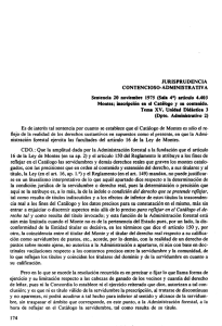 JURISPRUDENCIA CONTENCIOSO-ADMINISTRATIVA Sentencia 20 noviembre 1975 (Sala 4*) artículo 4.403