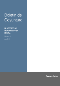 Boletín de Coyuntura del Mercado del Medicamento en España número 111