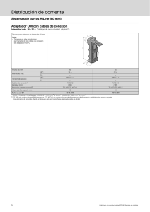 Distribución de corriente Sistemas de barras RiLine (60 mm)