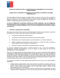 Bases para el concurso N°4 provincia de Palena más la comuna de Cochamó, temporada 2014
