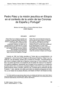 Pedro Páez y la misión jesuítica en Etiopía