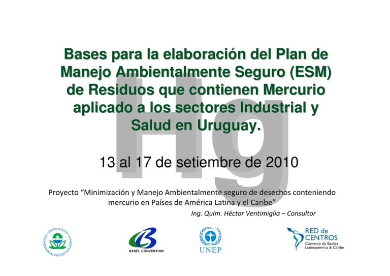 Bases Para La Elaboraci ó N Del Plan De Manejo Ambientalmente Seguro (ESM)