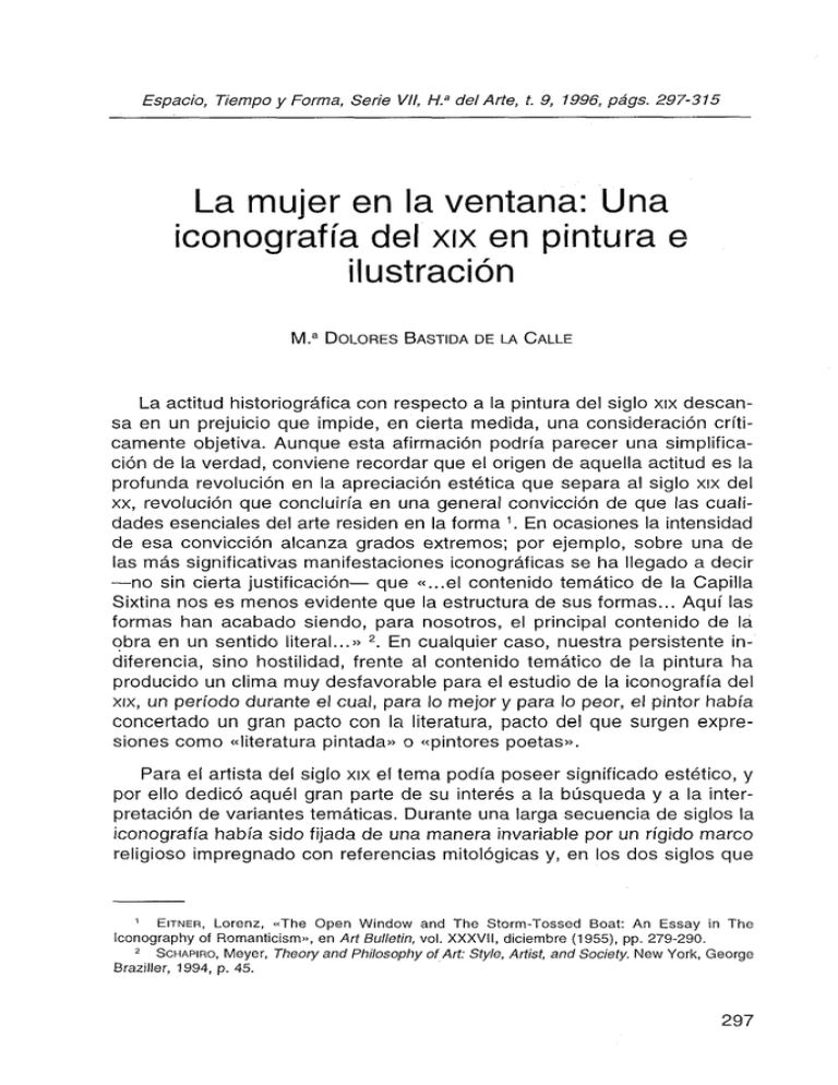 La mujer en la ventana Una