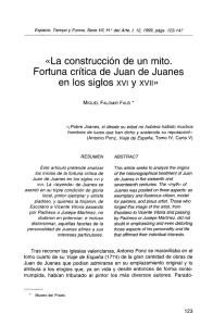 «La construcción de un mito. Fortuna crítica de Juan de Juanes