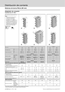 Distribución de corriente Sistemas de barras RiLine (60 mm) Adaptador de conexión