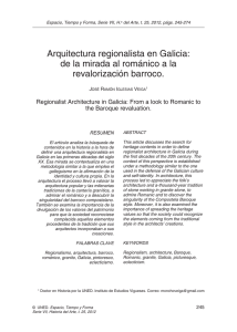 Arquitectura regionalista en Galicia: de la mirada al románico a la