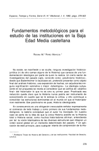 Fundamentos metodológicos para el estudio de las instituciones en la Baja
