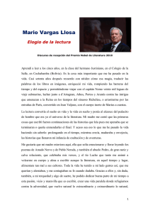 Descargar: Elogio de la lectura (Mario Vargas Llosa) pdf.