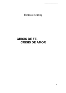 crisis de fe crisis de amor