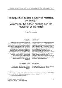 Vel&aacute;zquez, el cuadro oculto y la met&aacute;fora del espejo