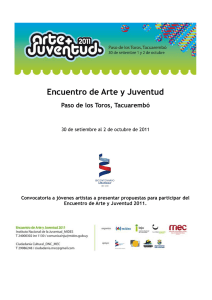 Encuentro de Arte y Juventud Paso de los Toros, Tacuarembó
