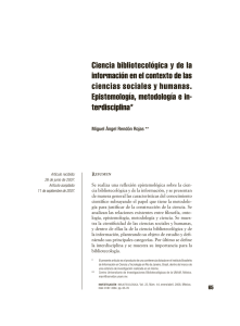 Ciencia bibliotecol&oacute;gica_M.A. Rend&oacute;n