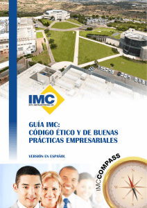 GUÍA IMC: CÓDIGO ÉTICO Y DE BUENAS PRÁCTICAS EMPRESARIALES VERSIÓN EN ESPAÑOL