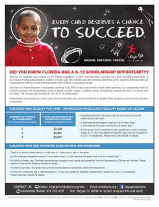Step Up For Students K-12 Scholarships