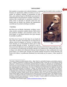 Este capítulo se concentra en la evolución histórica y conceptual... 1 SOCIALISMO