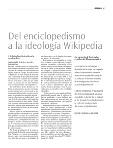 Del enciclopedismo a la ideolog a Wikipedia.
