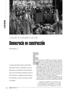 Democracia en construcci n. A prop sito de la radiograf a social criolla