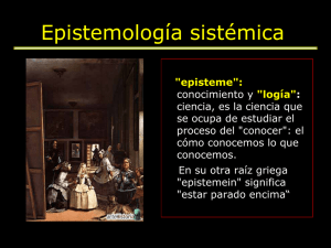 Epistemología sistémica