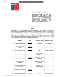 RESOLUCIÓN EXENTA Nº:1960/2015 RESUELVE  SOLICITUD  DE  PAGO  DE BONIFICACIÓN  LEY 