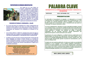 PALABRA CLAVE PARTICIPACION EN JORNADAS AMBIENTALISTAS