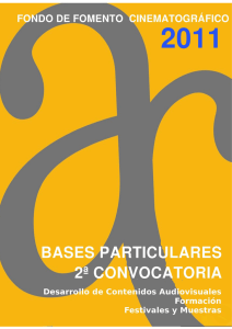 Bases 2da Convocatoria 2011