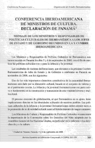 PANAMÁl DECLARACION en Panamá los días 5 6 de