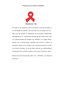 Programa de prevenci n de VIH/SIDA
