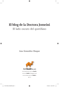 Primeros capitulos Blog de la Doctora jomeini