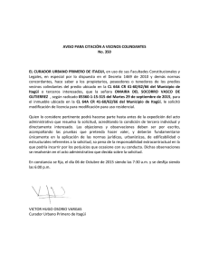 AVISO 350 - Radicado 15-315 Omaira del Socorro Vasco de Gutiérrez