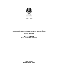 3LAS TIC DE HAM 46. LA EDUCACIÓN SUPERIOR A DISTANCIA EN CENTROMÉRICA