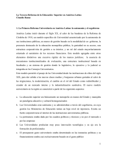 3LAS TIC DE HAM 87. La Tercera Reforma de la Educación Superior en América Latina.