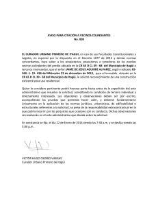 AVISO 008 - Radicado 15-436 Jaime de Jesús Aguirre Alvarez