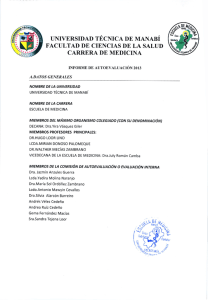 UNIVERSIDAD TECNICA DE CARRERA DE IANABI FACULTAD DE CIENCIAS DE LA SALUD